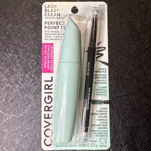 COVERGIRL Lash Blast Clean 800 Mascara - Perfect Point Plus Eyeliner 200  Pencil